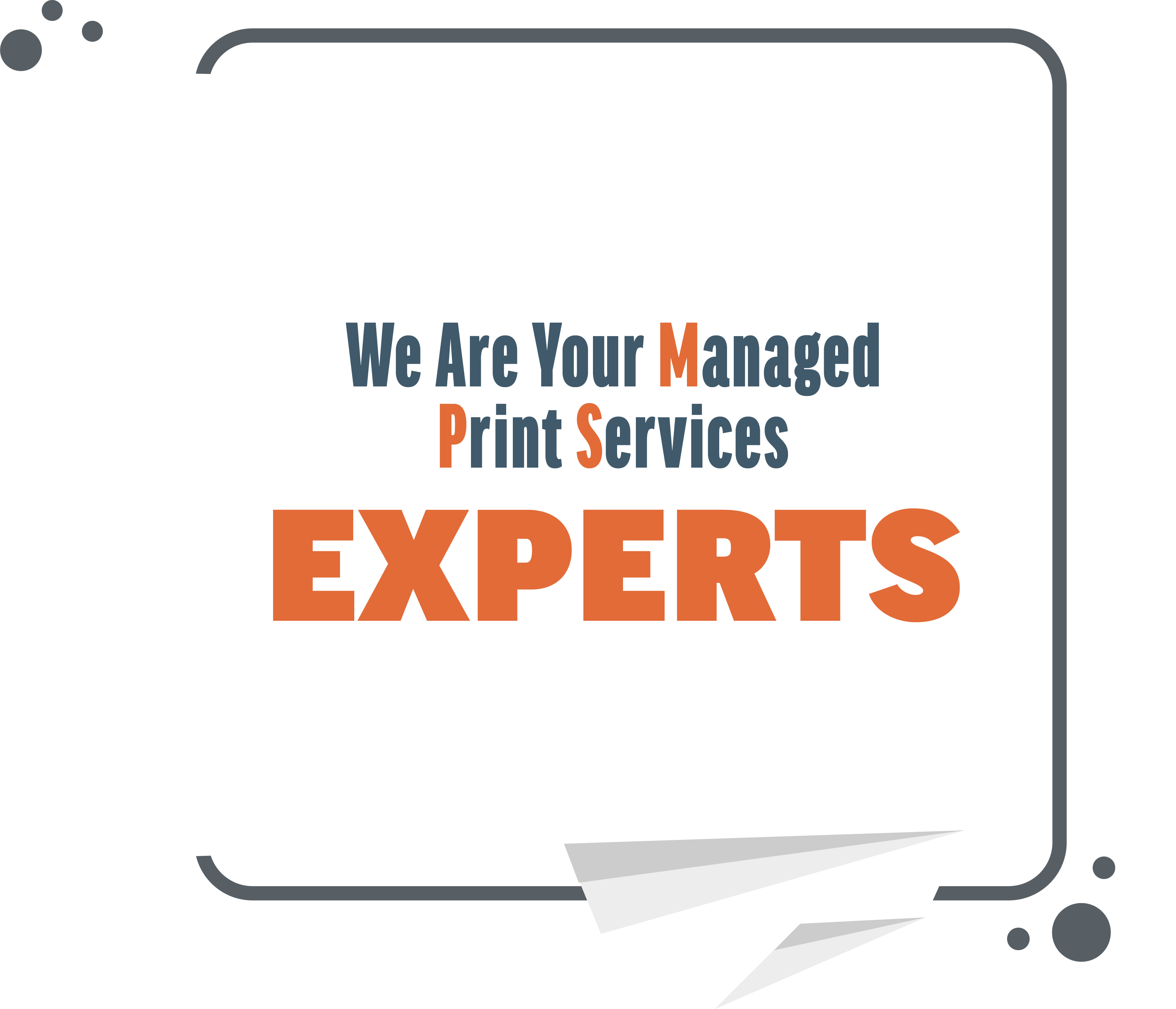 We Are MPS Experts Graphics
